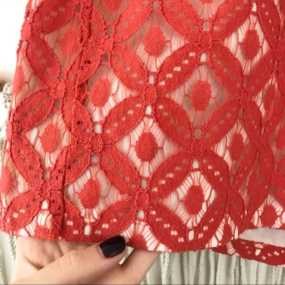 Skies are Blue Floral Lace High Waist Shorts D9 - Picture 5 of 7